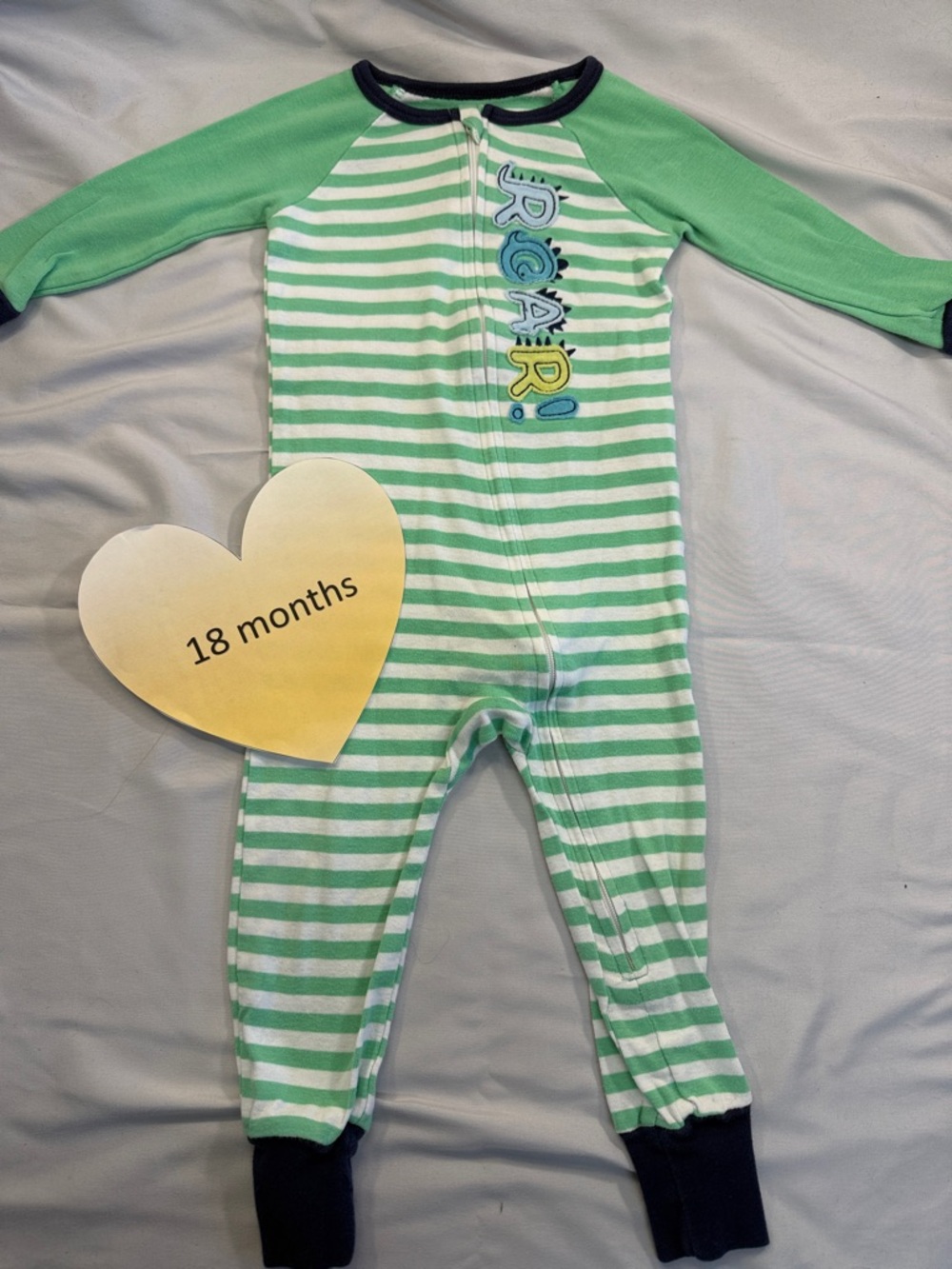 Kids Headquarters - Green and Blue Blanket onesie sleeper